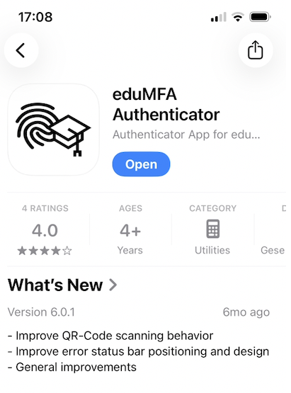 eduMFA authenticator
